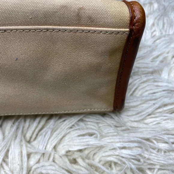 BURBERRY Tote Bag Canvas Beige Authentic - Picture 8 of 16